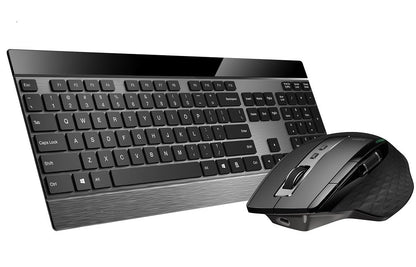 RAPOO 9900M Multi-mode Wireless Ultra-slim Keyboard & Mouse - Bluetooth 4.0, 2.4