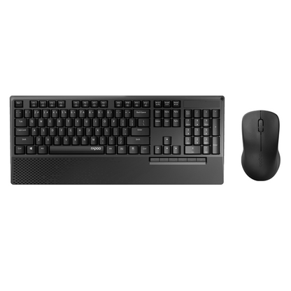 RAPOO X1960 Wireless Mouse and Keyboard Combo with Palm Res -1000DPI, Wireless 2