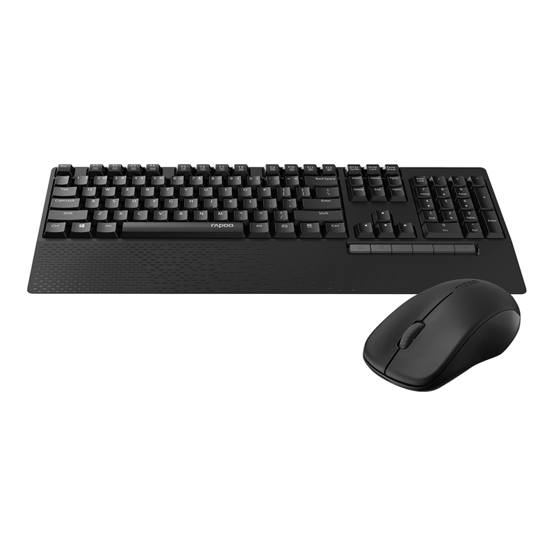 RAPOO X1960 Wireless Mouse and Keyboard Combo with Palm Res -1000DPI, Wireless 2