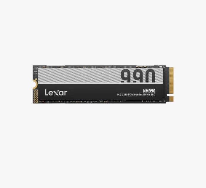 Lexar LNM990X001T-RNNNG Internal SSD 1TB PCIe G5x4 M.2 2280 up to 14000MB/s read, 7500MB/s write - 5 year limited warranty