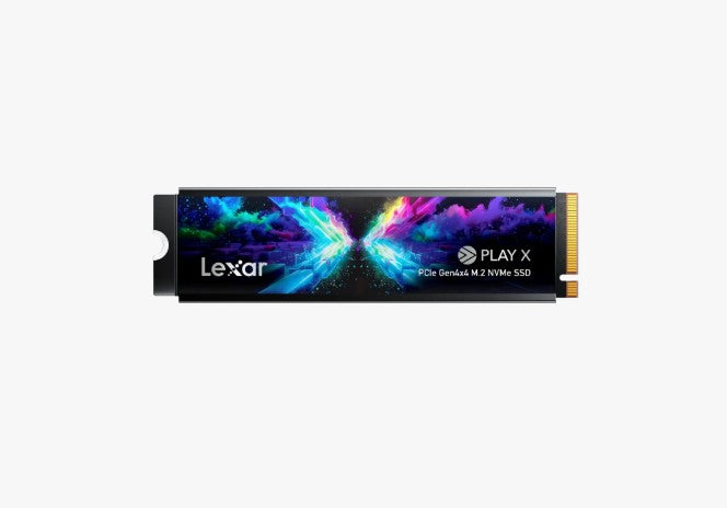 Lexar LNMPLYX512G-RNNNG Internal SSD PLAY X PCIe 4.0 512GB,up to 7200MB/s read, 4500MB/s write M.2 2030 - 5 year limited warranty