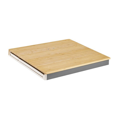 Brateck 2-in-1 Desktop Storage Box,  402x346x36mm, Weight Capacity:  5kg, Removeable Tray: organizes and stores small items (LS)