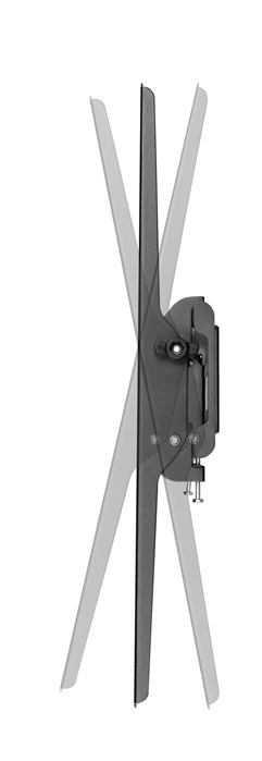 Brateck KL31-46T Super Economy Tilt TV Wall Mount, Fit Screen Size: 37'-80' Up to 45 KG, Fine Texture Black, 53x635x420mm (new)