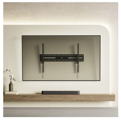 Brateck KL38-69T Large-Screen Large Tilt TV Wall Mount, Fit Screen Size: 43'-100' Up to 75 KG, Fine Texture Black, 85x938x625mm (LS)
