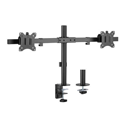 Brateck Pole Mount Dual-Screen Monitor Mount Fit Most 17'-32' Monitors, Weight Capacity (per screen): 9kg VESA 75x75/100x100 ï¼ˆLSï¼‰