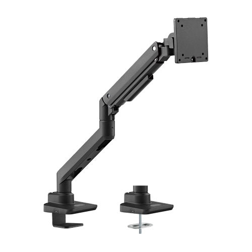 Brateck Fabulous Desk-Mounted Heavy-Duty Gas Spring Monitor Arm Fit Most 17'-49' Monitor Up to 20KG VESA 75x75,100x100 (Black)