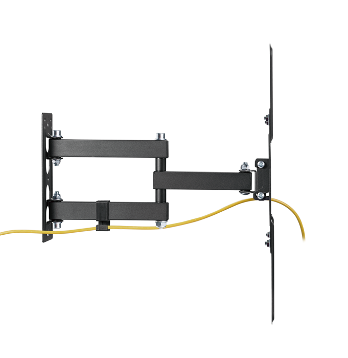 Brateck LPA68-443 Economical Full-Motion TV Wall Mount, Fit Screen Size: 23'-55' Up to 30 KG, Fine Texture Black,382x430x430mm (new)
