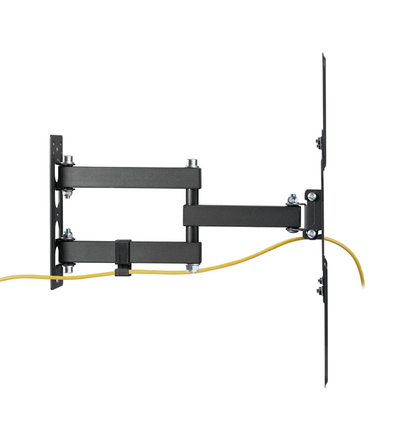 Brateck LPA68-443 Economical Full-Motion TV Wall Mount, Fit Screen Size: 23'-55' Up to 30 KG, Fine Texture Black,382x430x430mm (new)