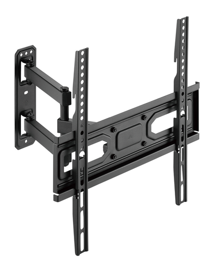 Brateck LPA78-443 Super Economy Full-Motion TV Wall Mount, Fit Screen Size: 32'-55' Up to 35 KG, Fine Texture Black,358x440x420mm (new)