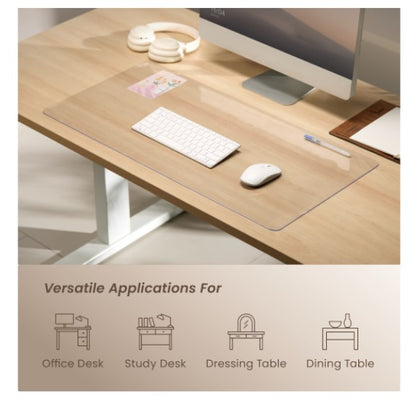 Brateck MP10-18 800mmx400mm Clear Desk Pad, for office desks, study desks, dress