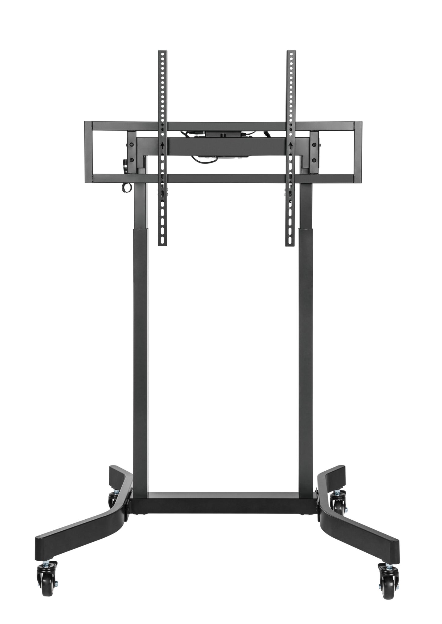 Brateck Standard Motorized TV Cart Fit 55'-100' Up to 120kg- Matte Black , VESA Compatible: 200x200 up to 800x600 （LS）
