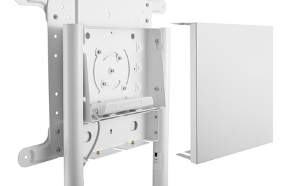 Brateck Rotating Mobile Stand for Interactive Display Fit 37'-70'  Up to 70kg- VESA: 200x200,400x200,300x300,600x200,350x350,400x400,600x400 Whiteï¼ˆLS)
