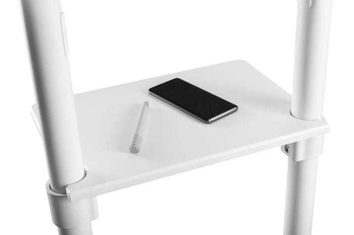 Brateck Rotating Mobile Stand for Interactive Display Fit 37'-70'  Up to 70kg- VESA: 200x200,400x200,300x300,600x200,350x350,400x400,600x400 Whiteï¼ˆLS)