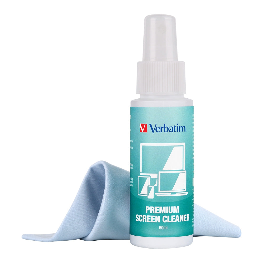 Verbatim Premium Screen  Cleaning Kit - 60ml. Laptop, Phone, Tablet, Monitors, S