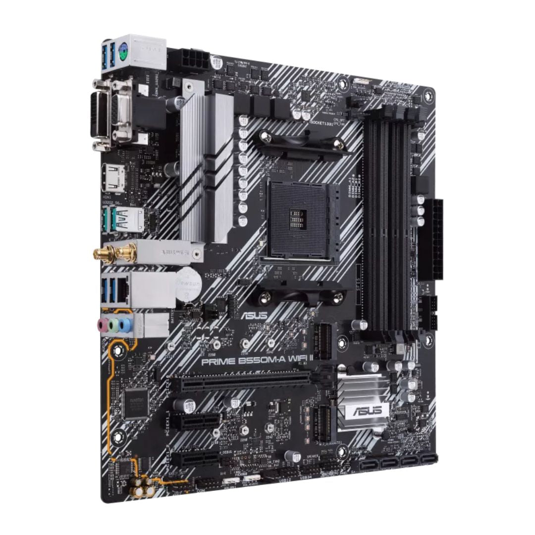 ASUS PRIME B550M-A WIFI II AM4 MicroATX Motherboard - GO CLICK ON
