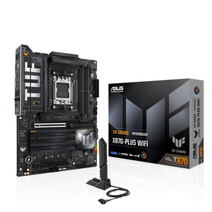ASUS AMD TUF GAMING X870-PLUS WIFI (AM5) ATX Motherboard 4x DDR5 198GB, 1x PCIe