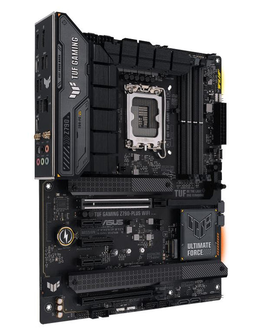 ASUS Z790 TUF GAMING Z790-PLUS WIFI Intel LGA1700 ATX Motherboard, DDR5, PCIe 5.0 x16 slot, 4x M.2. 4x SATA, 2.5Gb LAN, Wi-Fi 6E