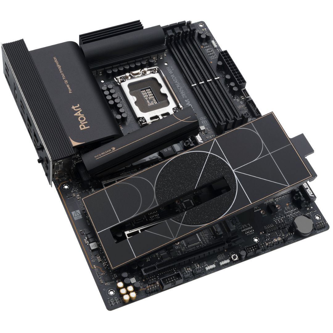 ASUS ProArt Z890-CREATOR WIFI LGA1851 ATX Motherboard 192GB, DDR5, 2 x PCIe 5.0 x16 slots, 5 x M.2 slots, 4 x SATA 6Gb/s