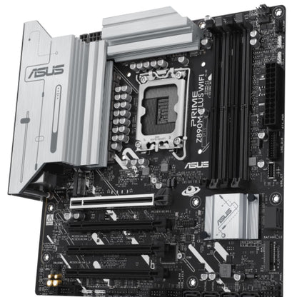 ASUS PRIME Z890M-PLUS WIFI-CSM LGA1851 mATX Motherboard 192GB, 4x DDR5, 1 x PCIe