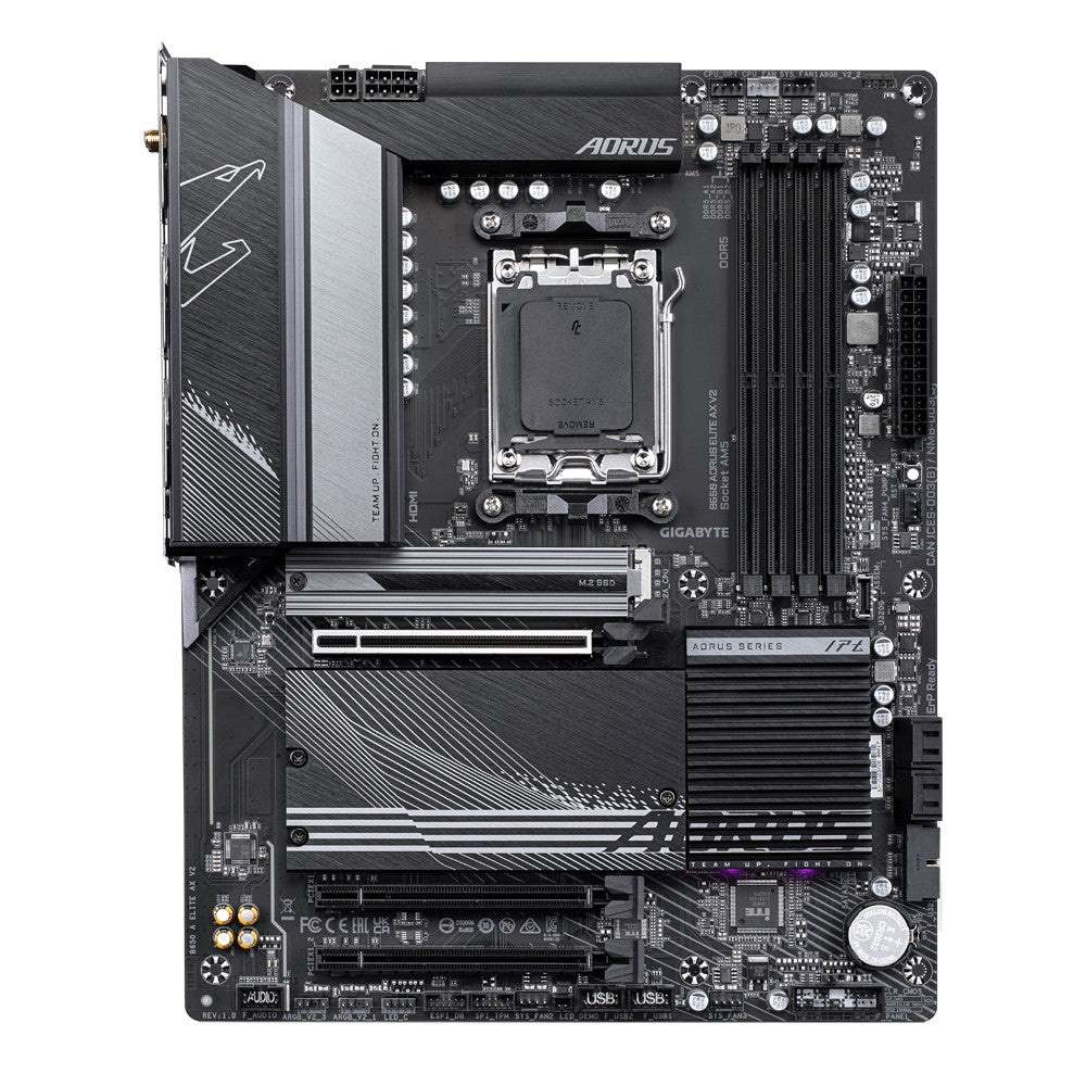 Gigabyte B650 AORUS ELITE AX V2 AMD AM5 ATX Motherboard 4x DDR5~128GB,3x PCIe x1