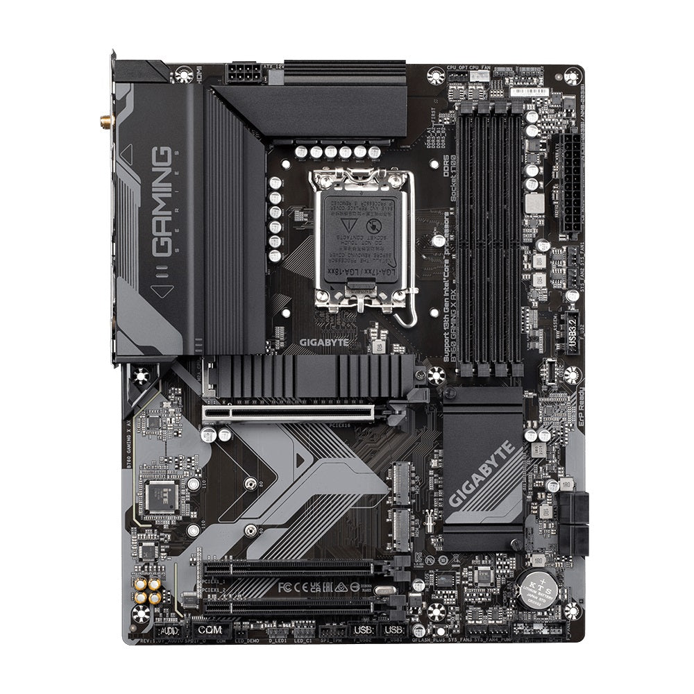 Gigabyte B760 Gaming X AX Intel LGA 1700 ATX Motherboard, 4x DDR5 ~128GB, 3x PCI