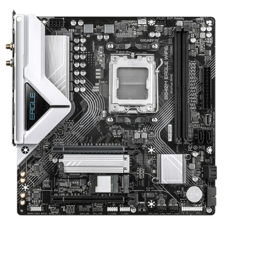 Gigabyte B840M EAGLE ,AMD AM5 B840 Ryzen 7000/8000/9000, 2xDDR5 128GB EXPO/XMP, PCIe 5.0 x16, 2xM.2, 4xSATA, 2.5GbE LAN, Wi-Fi 6E, HDMI, DP,