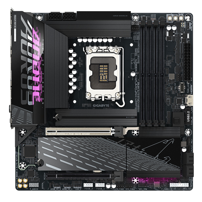Gigabyte M/B B860M A ELITE WIFI6E 1.0,  Intel ® B860, 4 x DDR5 up to 256 GB, 2x