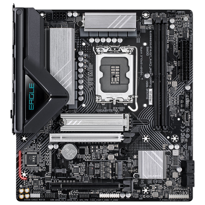 Gigabyte M/B B860M EAGLE WIFI6 1.0, Intel Â® B860, 2 x DDR5 up to 128 GB, 1x HDMI, 2 x PCI Express x16, 2 x M.2, 4 x SATA, 5x USB 3.2
