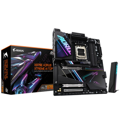 Gigabyte X870E AORUS XTREME AI TOP AMD AM5 ATX Motherboard 4x DDR5~256GB,3x PCIe