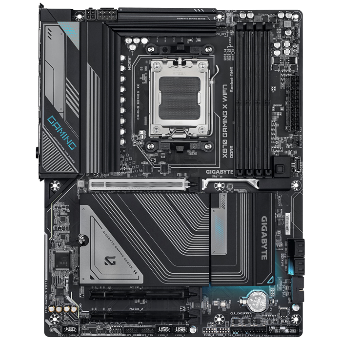 Gigabyte X870 GAMING X WIFI7 AMD AM5 ATX Motherboard 4x DDR5~256GB,3x PCIe x16,