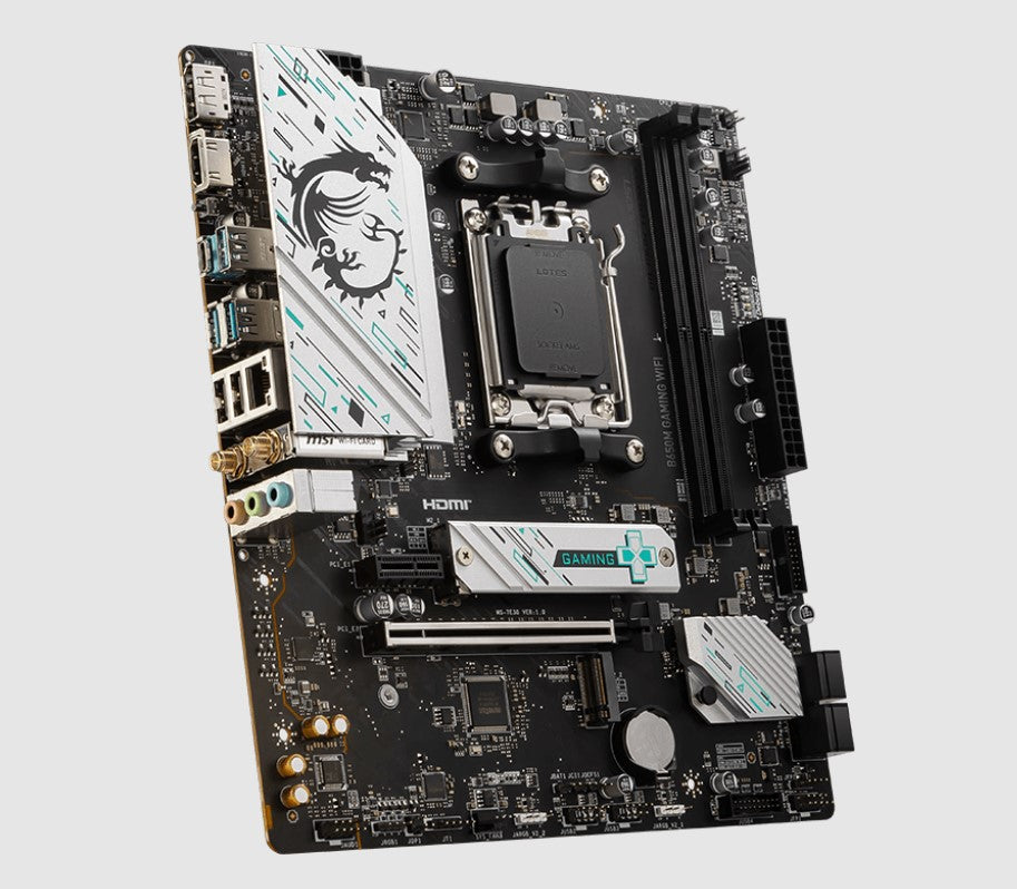 MSI B650M GAMING WIFI AMD AM5 MATX Motherboard, 2x DDR5 ~128GB, 1x PCI-E x16, 2x M.2, 4x SATA,  8x USB 3.2,(LS)