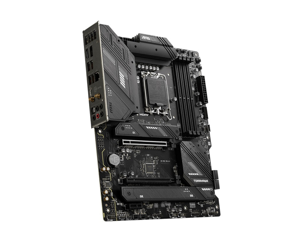 MSI MAG B760 TOMAHAWK WIFI ATX Motherboard, 4x DDR5~192GB, 2x PCI-E x 16, 1x PCI
