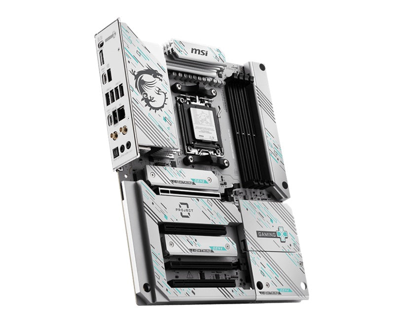MSI B850 GAMING PLUS WIFI PZ, AMD Ryzen, 4x DDR5 256GB, 4x PCIe x16 slot, 3x M.2, 4x SATA 6G, 8x USB 2.0,  Wi-Fi 7, Bluetooth 5.4