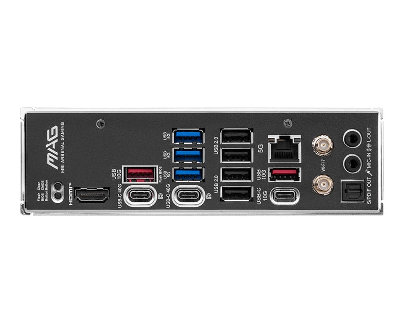 MSI MAG X870 TOMAHAWK WIFI, AMD AM5 ATX Motherboard 4x DDR5~256GB, 3x PCIe x16,