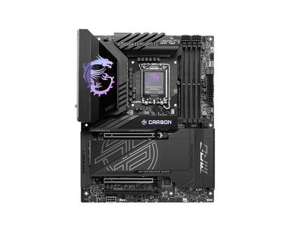 MSI MPG Z890 CARBON WIFI INTEL Z890  Motherboard, 4x DDR5 256GB, 3x PCI-E x 16, 5x M.2, 4x SATA 6G, 10x USB 3, 3x USB-C