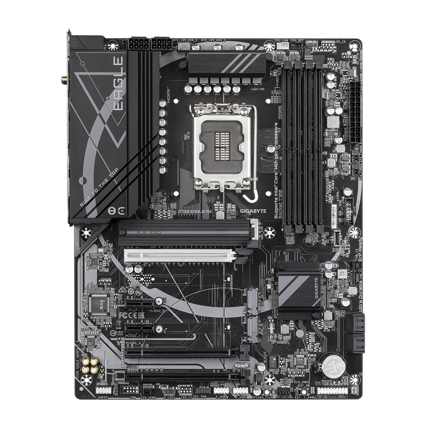 Gigabyte Z790 EAGLE AX Intel LGA 1700 ATX Motherboard, 4x DDR5 ~192GB, 3x PCI-E