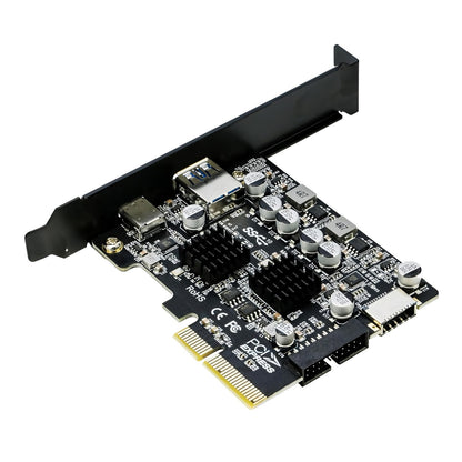 Simplecom EC315 PCIe x4 to 4-Port USB 3.2 Gen II 10Gbps Type-C and Type-A with F