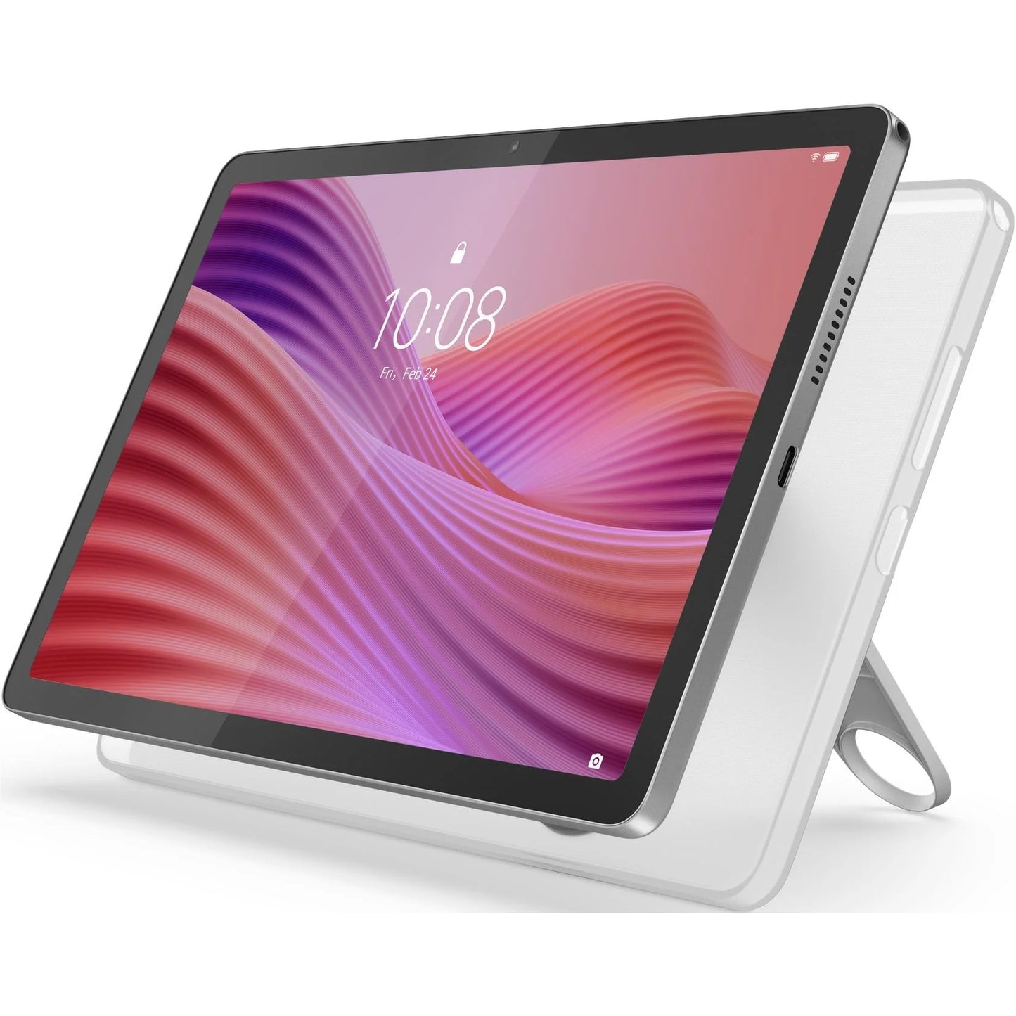 Lenovo Tab 10.1' LTE 64GB With Clear Case - Luna Grey (ZAEJ0033AU)*AU STOCK*, 10.1', FHD+, 4GB/64GB, 8MP/5MP, Android, 5000mAh, 1 Year Warranty