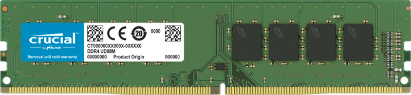 Crucial 8GB (1x8GB) DDR4 UDIMM 3200MHz CL22 1.2V Ranked Desktop PC Memory RAM ~CT8G4DFS832A