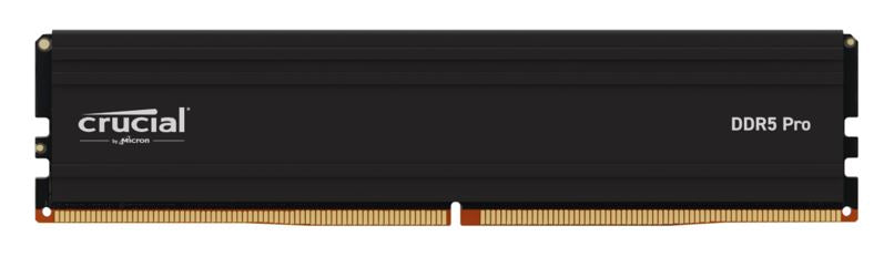 Crucial Pro 16GB (1x16GB) DDR5 UDIMM 5600MHz CL46 Black Heat Spreader Support In