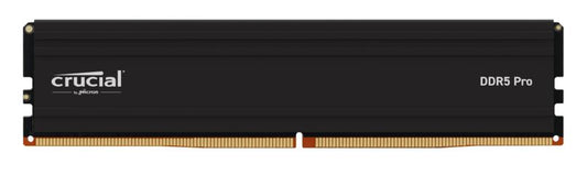 Crucial Pro 16GB (1x16GB) DDR5 UDIMM 5600MHz CL46 Black Heat Spreader Support In