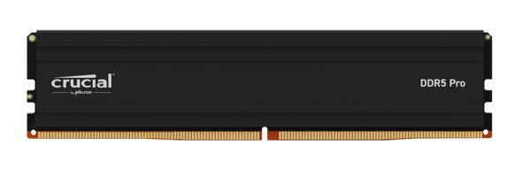 Crucial Pro 16GB (1x16GB) DDR5 UDIMM 6000MHz CL48 Black Heat Spreader Support In