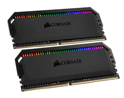 Corsair Dominator Platinum RGB 32GB (2x16GB) DDR4 3200MHz C16 XMP 2.0 Black Desk