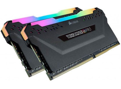Corsair Vengeance RGB PRO 16GB (2x8GB) DDR4-3200 C16 Desktop Gaming Memory — Black