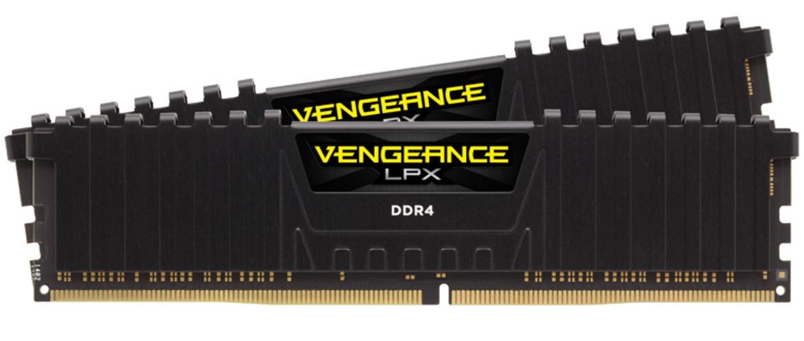 Corsair Vengeance LPX 16GB (2x8GB) DDR4 2133MHz C13 Desktop Memory — Black