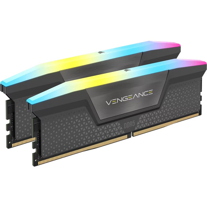 Corsair Vengeance RGB 32GB (2x16GB) DDR5 DRAM 6400MT/s CL32 AMD EXPO & Intel XMP