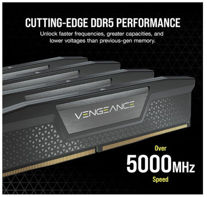 Corsair Vengeance 96GB (2x48GB) DDR5 UDIMM 5600MHz C40 1.25V Desktop Gaming Memo