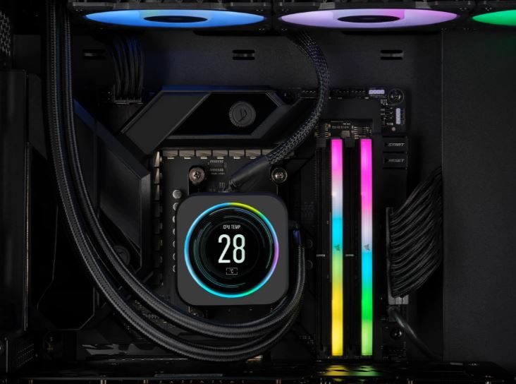 Corsair Vengeance RGB 64GB (2x32GB) DDR5 DRAM 6000MT/s CL30 AMD EXPO & Intel XMP