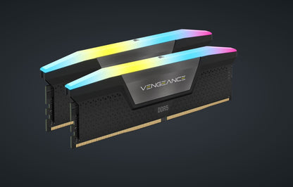 Corsair Vengeance RGB 96GB (2x48GB) DDR5 DRAM 6000MT/s CL30 AMD EXPO & Intel XMP