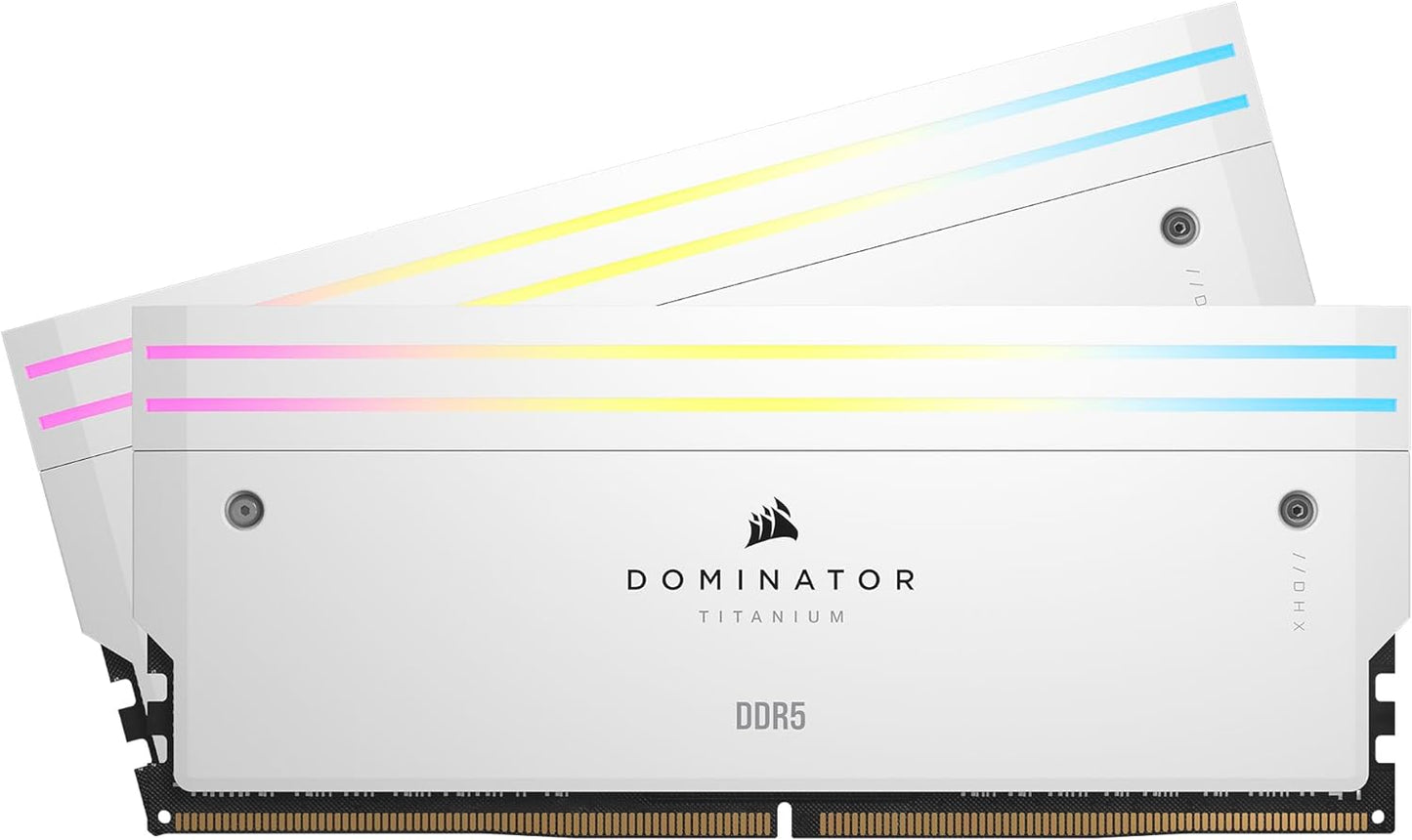 Corsair DOMINATOR® TITANIUM RGB 64GB (2x32GB) DDR5 DRAM 6600MT/s CL32 Intel XMP